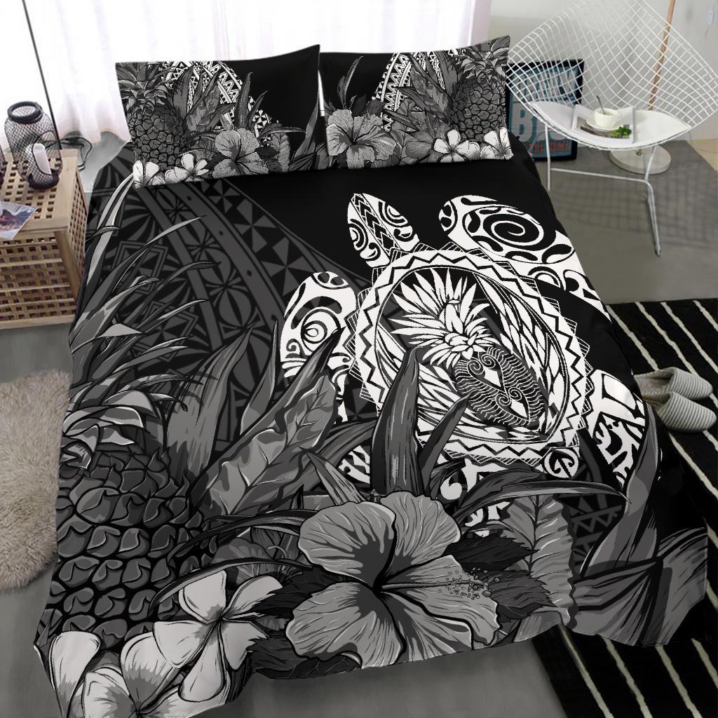 Polynesian Turtle Pineapple Bedding Set - Vibe Hoodie Shop