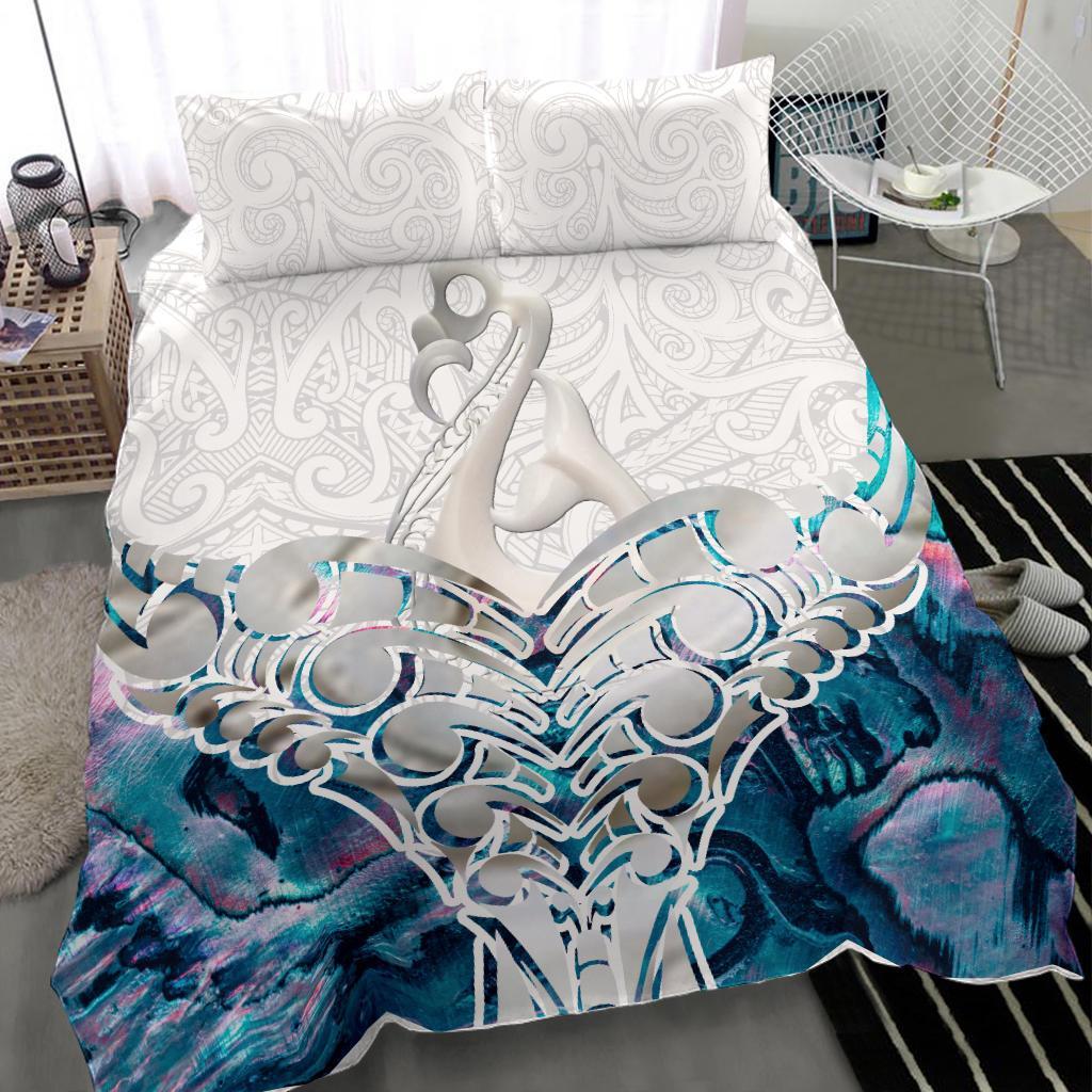 Whale Tail Manaia New Zealand Bedding Set - Vibe Hoodie Shop