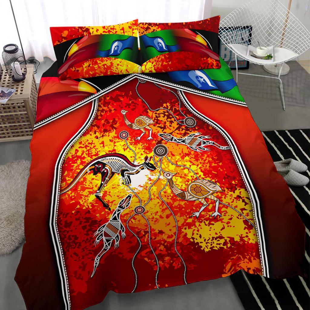 Indigenous Bedding Set - NAIDOC Week 2022 Always Will Be - Vibe Hoodie Shop