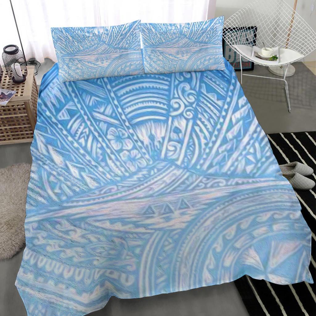 New Zealand Auckland Blues Rugby Bedding Set - Vibe Hoodie Shop