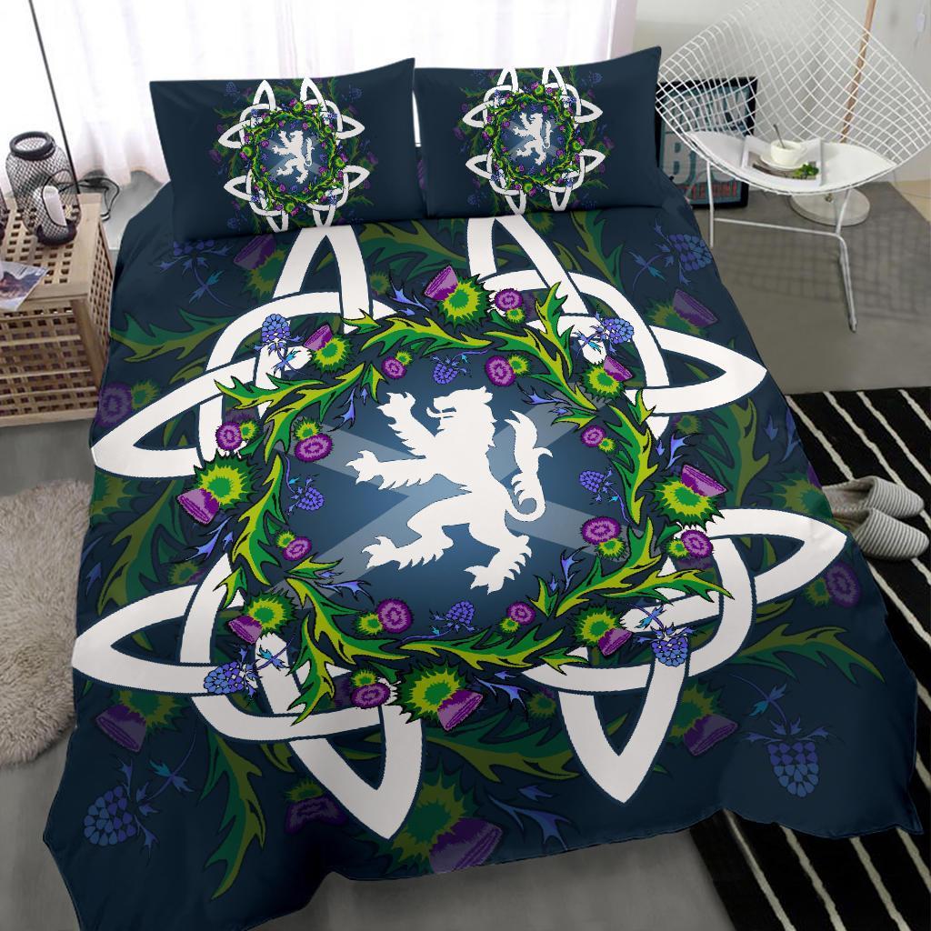 Scotland Bedding Set - Thistle Celtic Bedding Set - Vibe Hoodie Shop