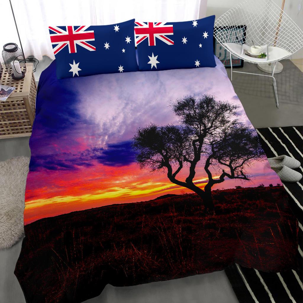 Bedding Set - Australia Sky View, The Forest is Growing - Vibe Hoodie Shop