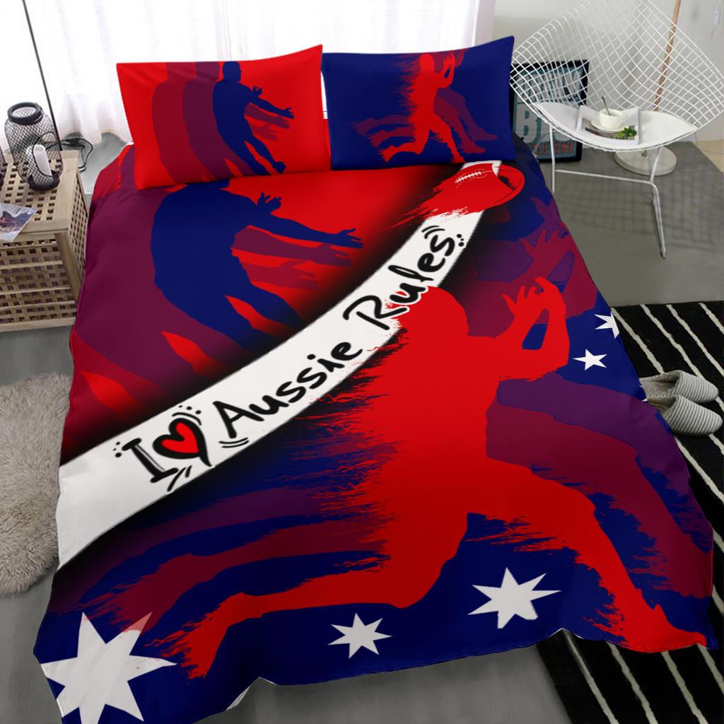 Bedding Set - Australian Rules Football - Vibe Hoodie Shop