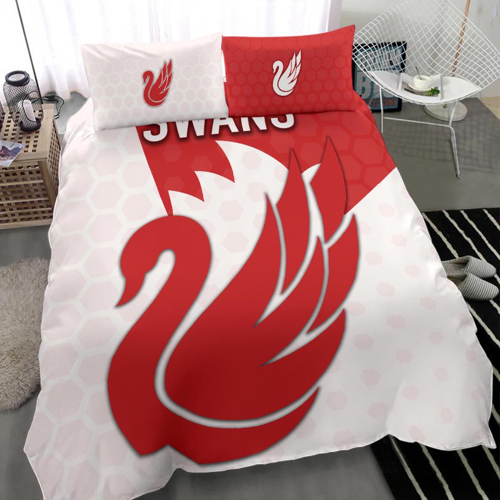 Sydney Bedding Set Swans - Vibe Hoodie Shop