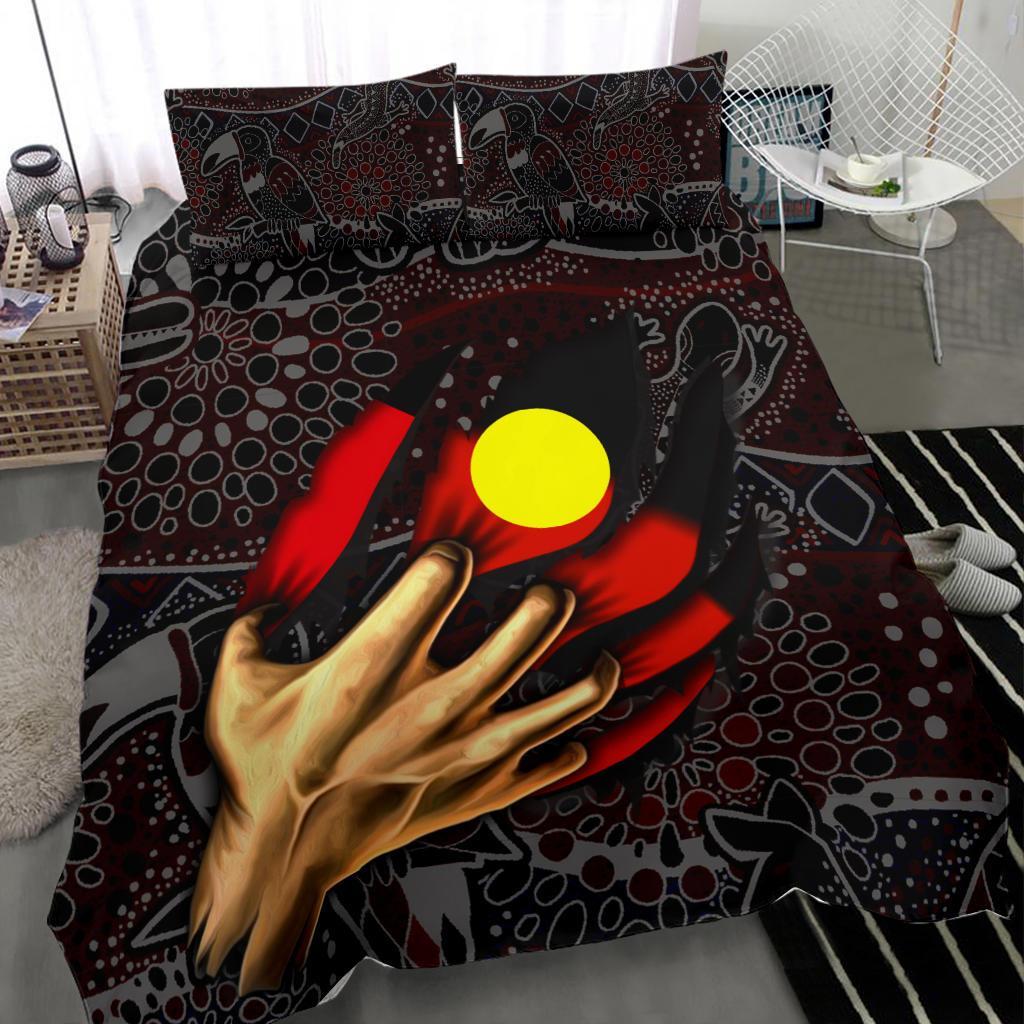 Aboriginal Bedding Set - Aboriginal Blood In Me - Vibe Hoodie Shop