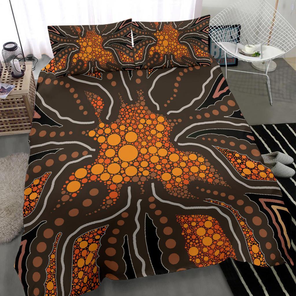 Aboriginal Bedding Set, Indigenous Patterns Ver07 - Vibe Hoodie Shop