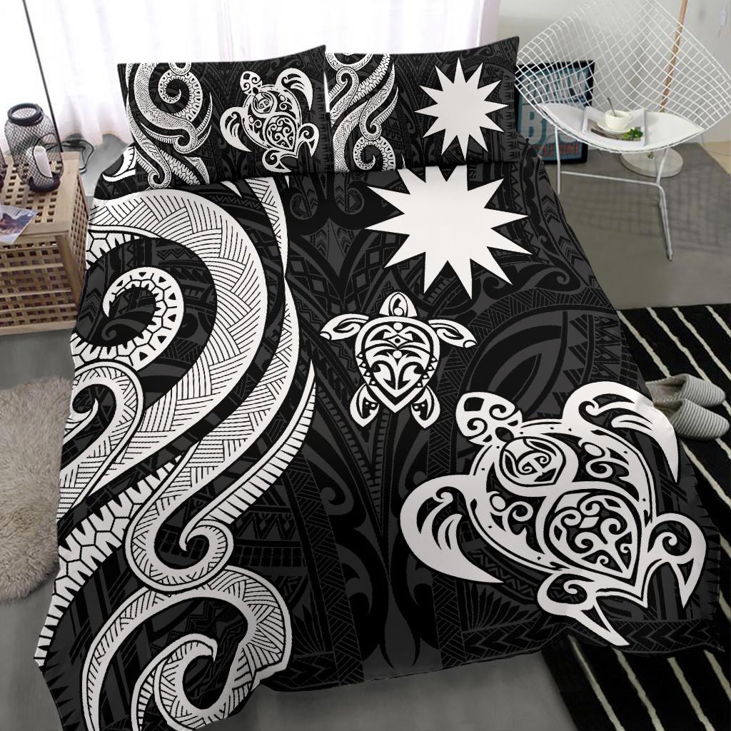 Nauru Bedding Set - White Tentacle Turtle - Vibe Hoodie Shop