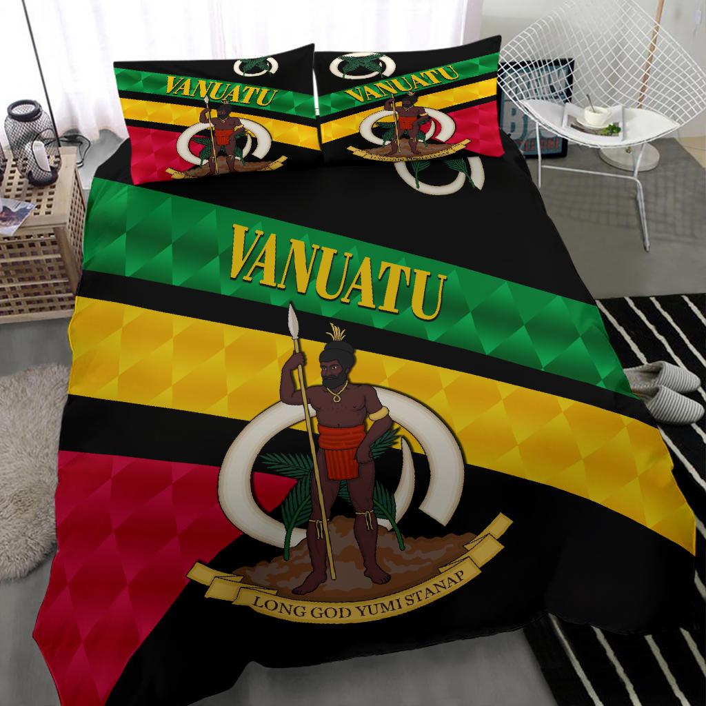 Vanuatu Rugby Bedding Set Sporty Style - Vibe Hoodie Shop