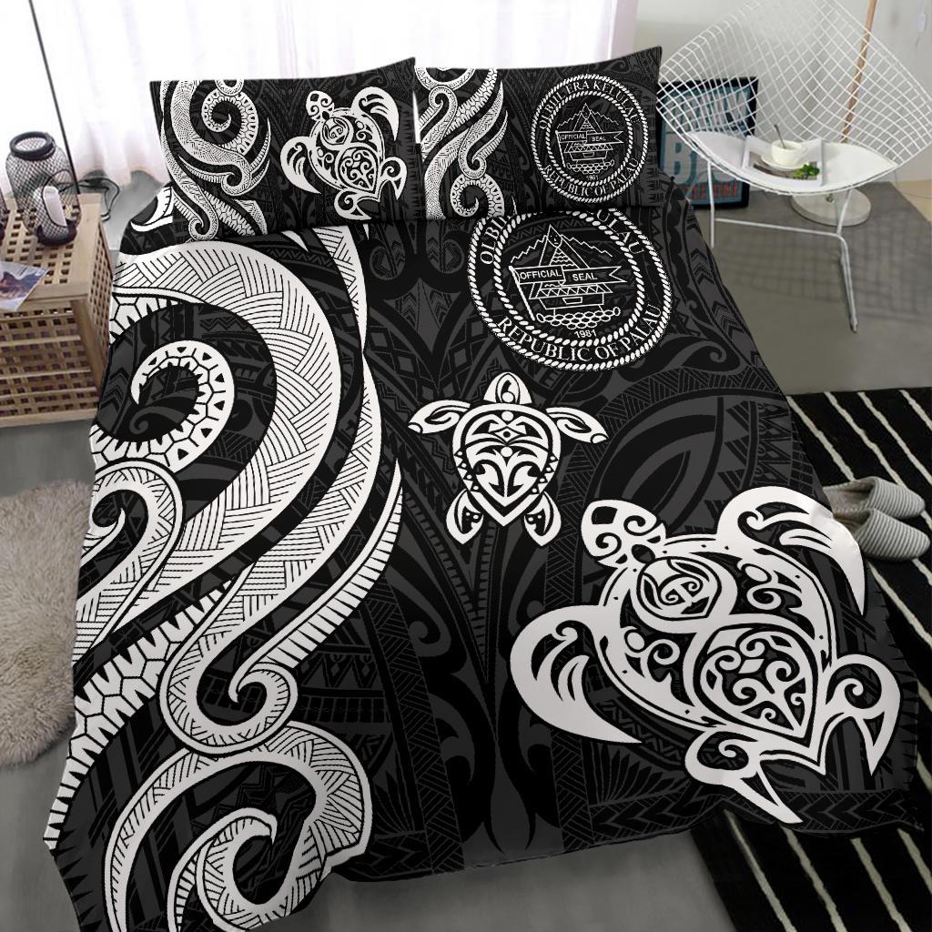 Palau Bedding Set - White Tentacle Turtle - Vibe Hoodie Shop