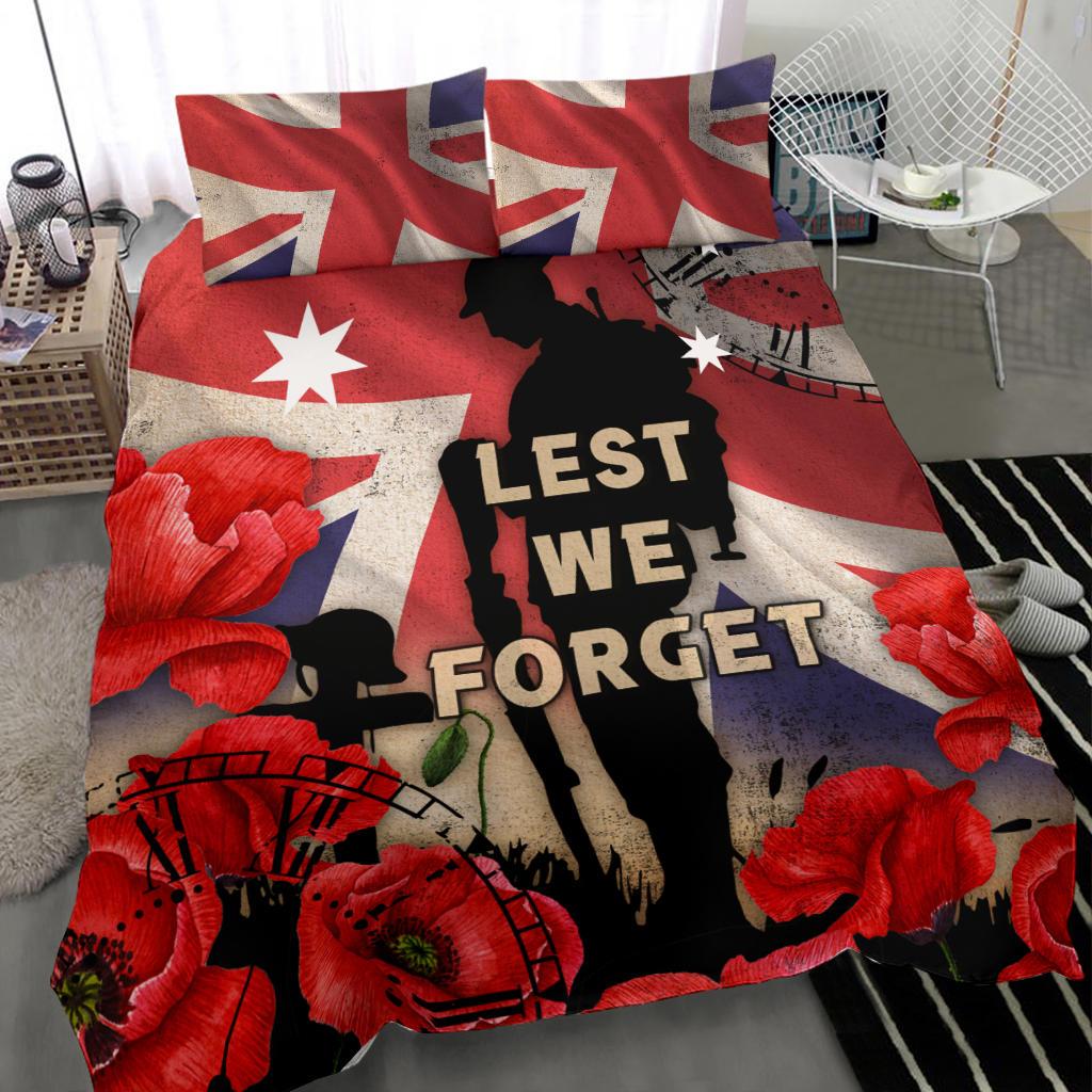 ANZAC Bedding Set - A Day We Will Never Forget - Vibe Hoodie Shop