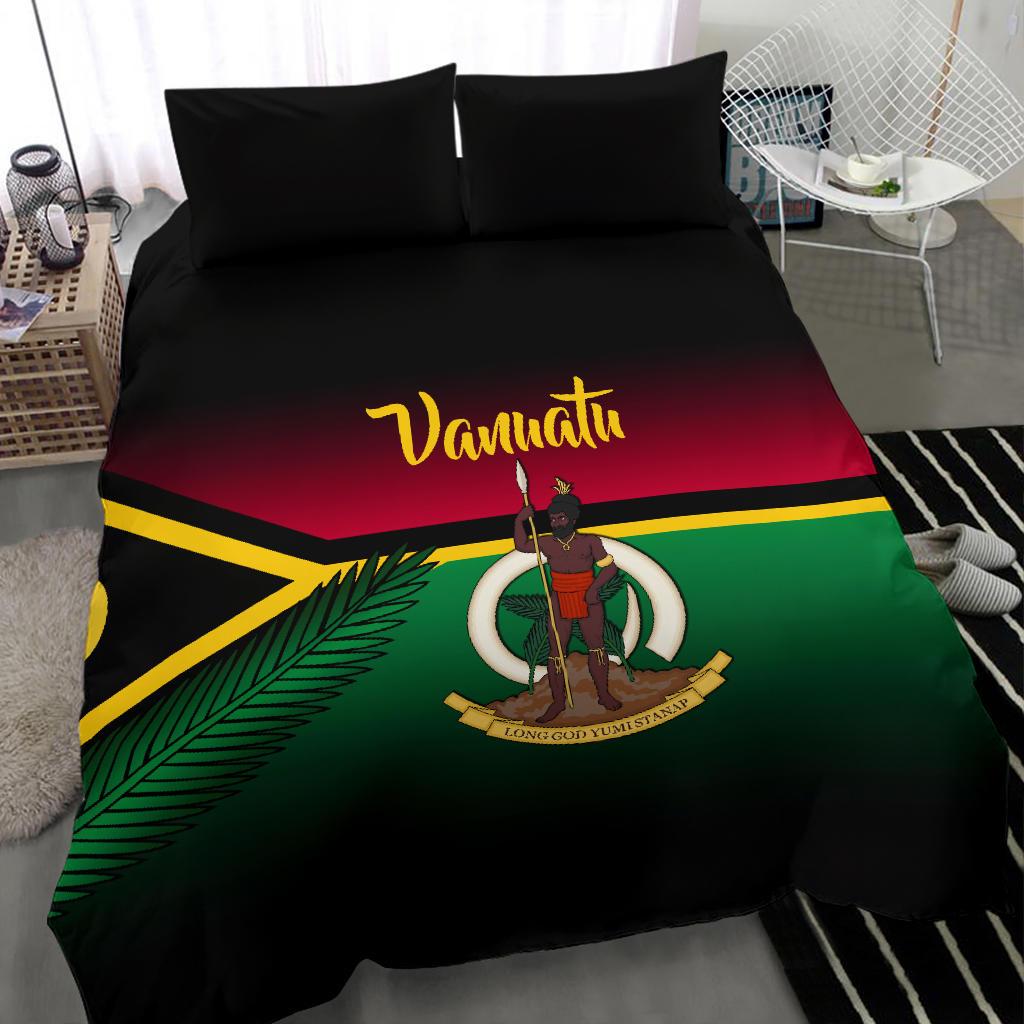 Vanuatu Rugby Bedding Set Proud Vibes - Vibe Hoodie Shop