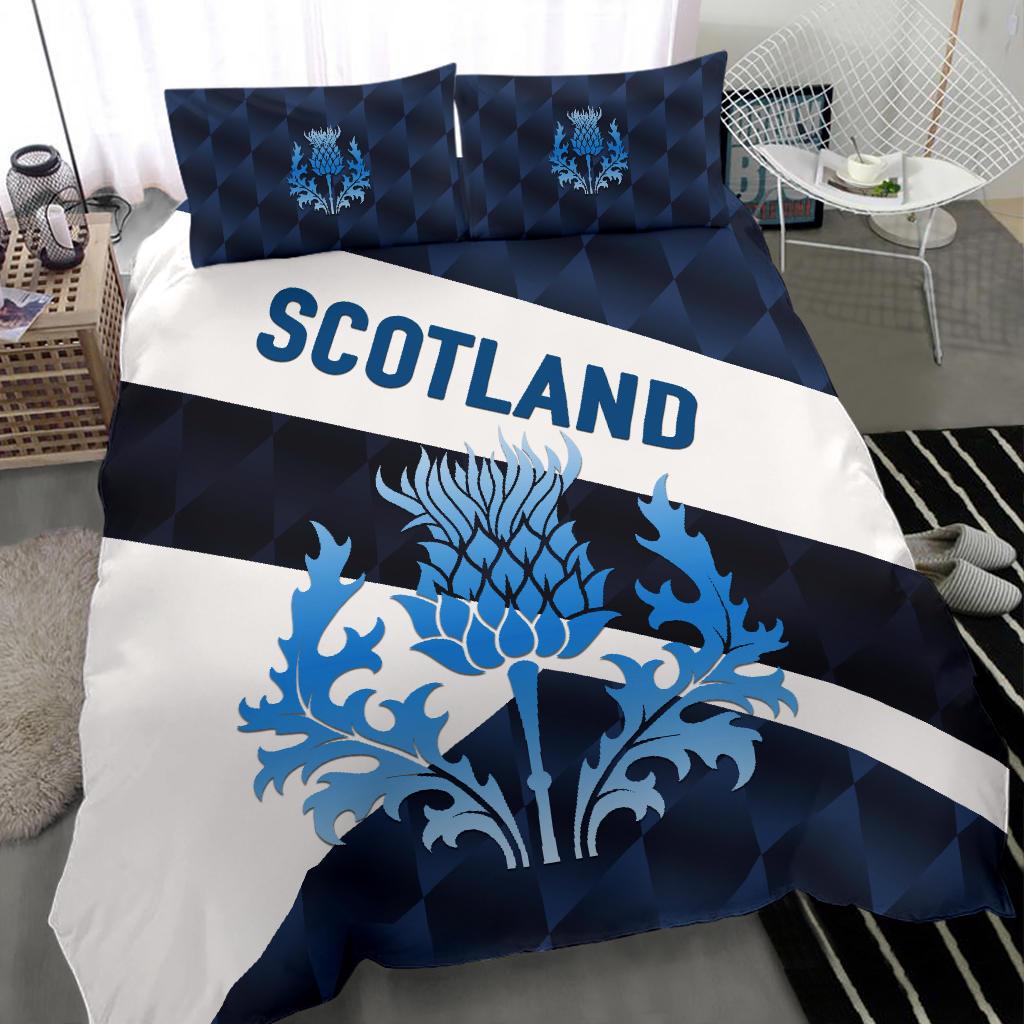 Scotland Rugby Bedding Set Sporty Style - Vibe Hoodie Shop