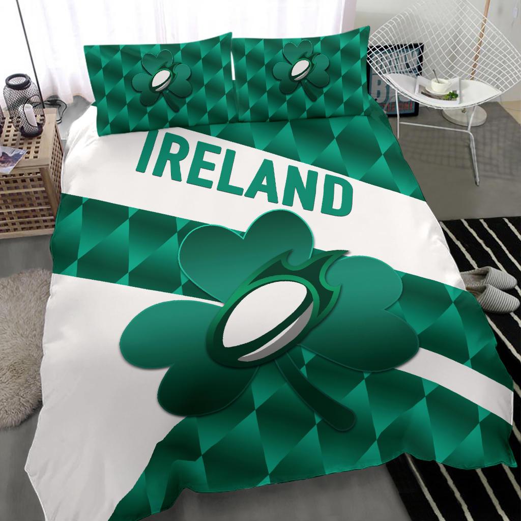 Ireland Rugby Bedding Set Sporty Style - Vibe Hoodie Shop