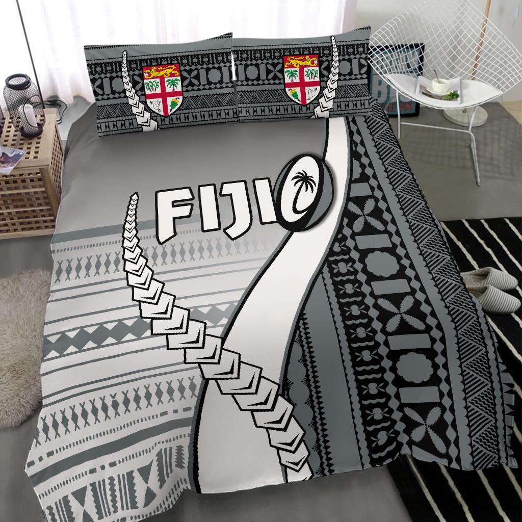Fiji Rugby Bedding Set Confident Polynesian - Vibe Hoodie Shop