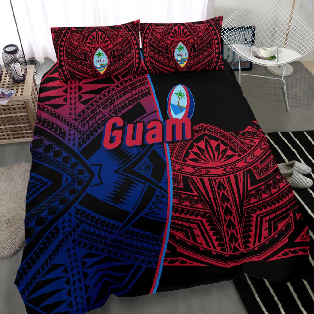 Guam Rugby Bedding Set Impressive Version - Vibe Hoodie Shop