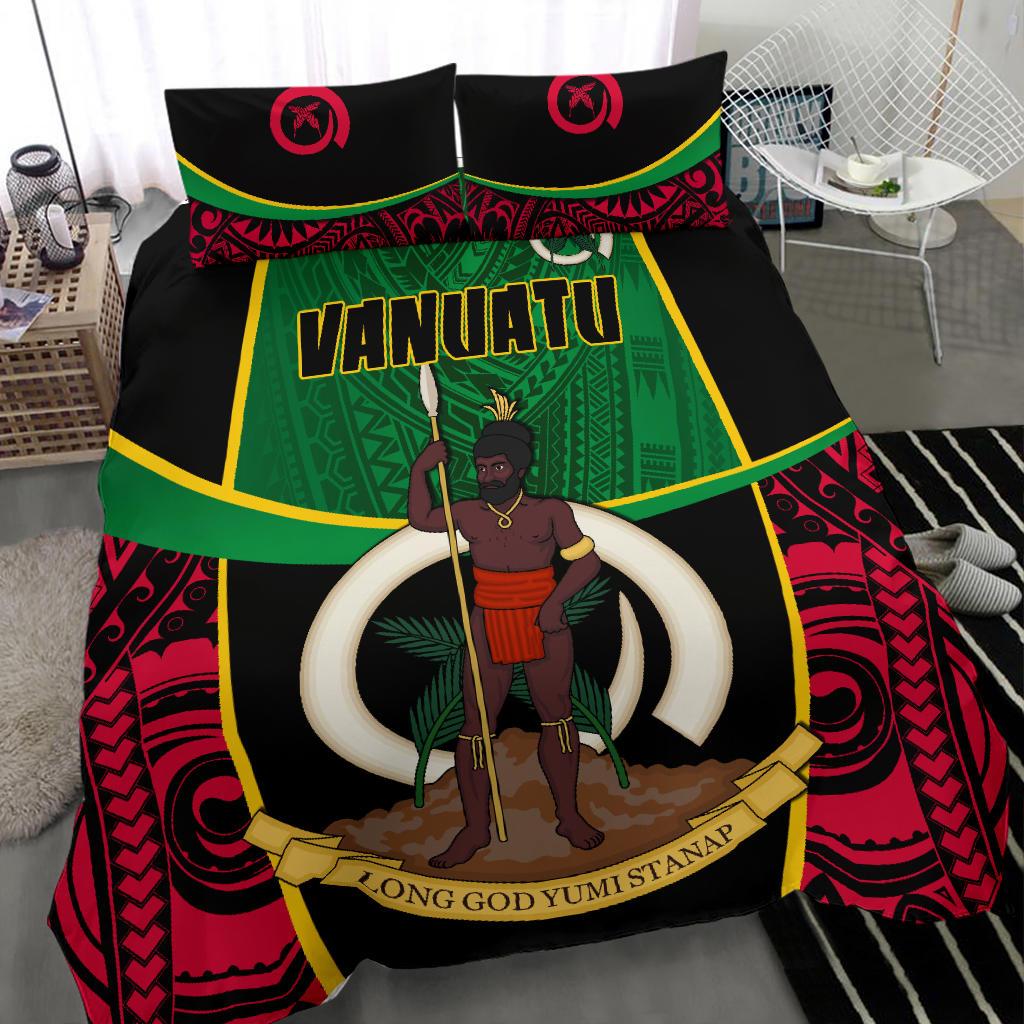 Vanuatu Rugby Bedding Set Unique Vibes - Vibe Hoodie Shop