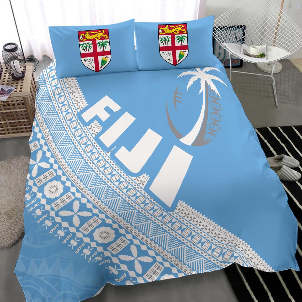Fiji Tapa Rugby Bedding Set version Style You Win - Blue - Vibe Hoodie Shop