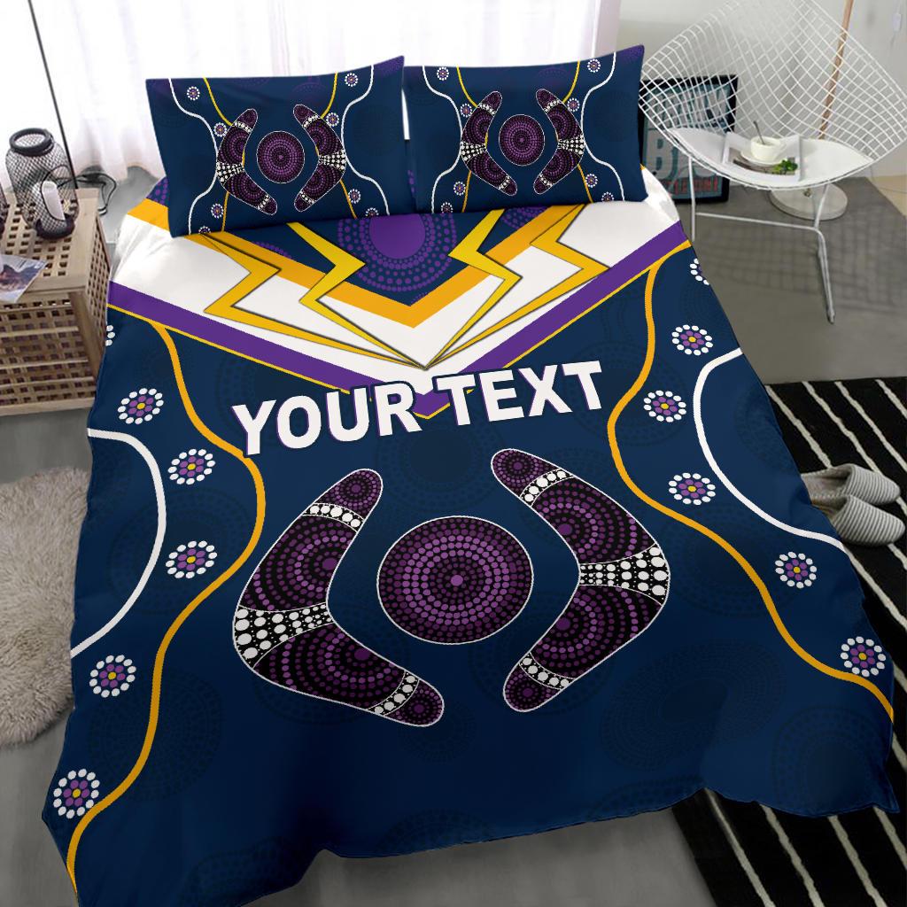 (Custom Personalised) Storm Bedding Set Melbourne Indigenous Champion - Vibe Hoodie Shop