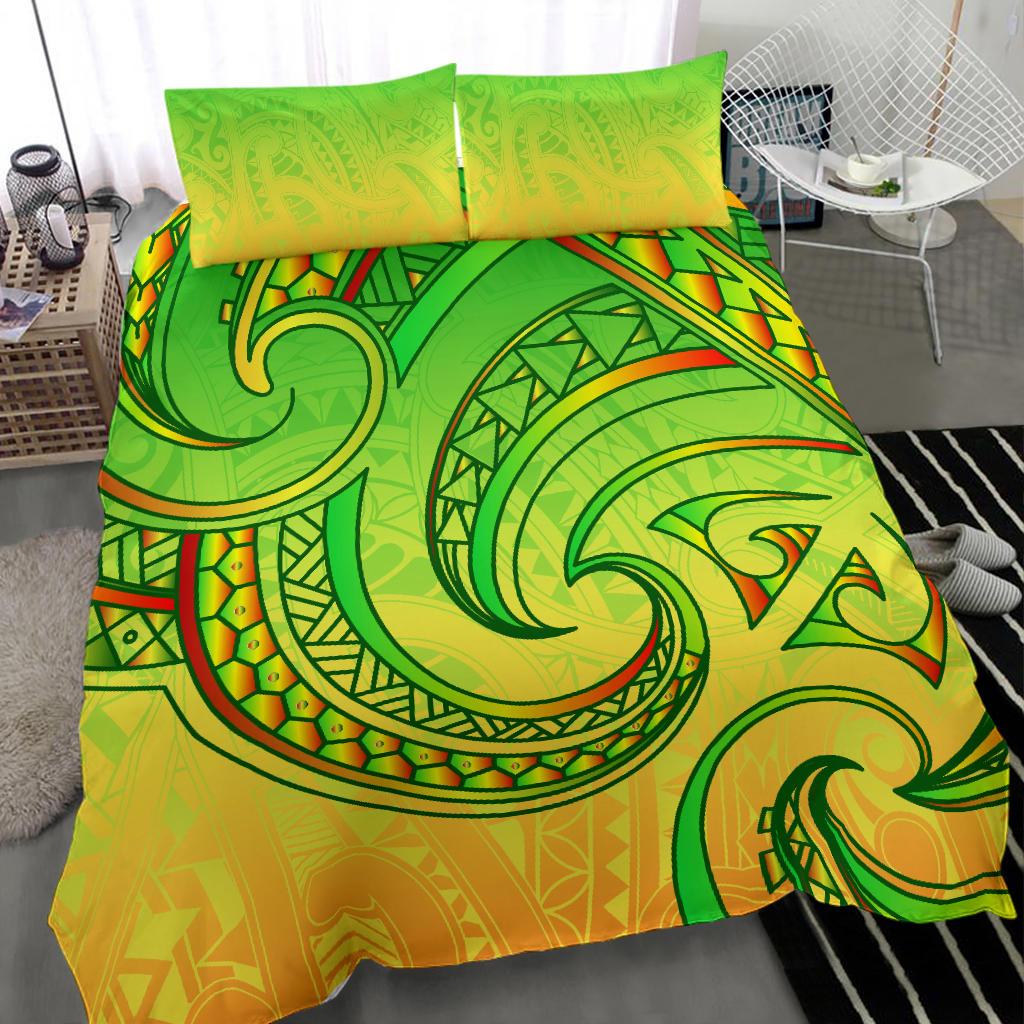 New Zealand Maori Mangopare Bedding Set Polynesian - Rasta - Vibe Hoodie Shop