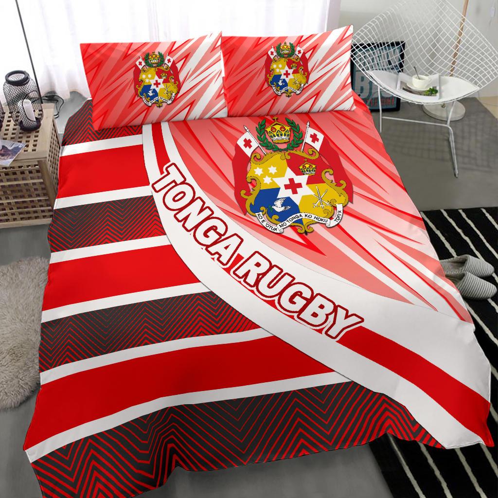 Tonga Rugby Bedding Set Victorian Vibes - Vibe Hoodie Shop