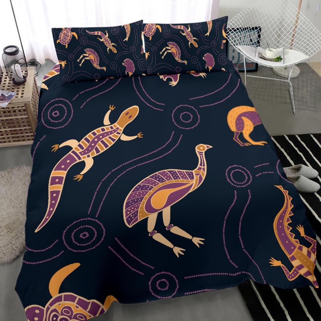 Bedding Set - Indigenous Animals Patterns - Vibe Hoodie Shop