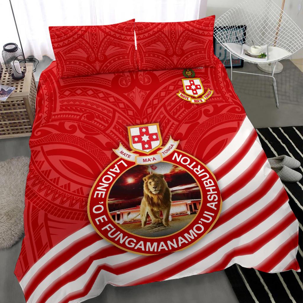 Kolisi Tonga Bedding Set Mate Ma'a Tonga Rugby Style - Vibe Hoodie Shop
