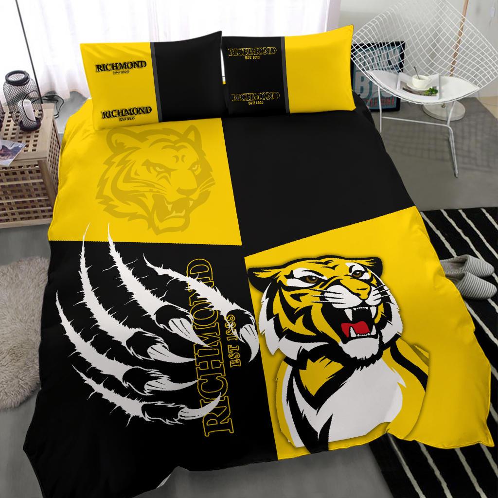 Richmond Tigers Bedding Set Special Style - Vibe Hoodie Shop