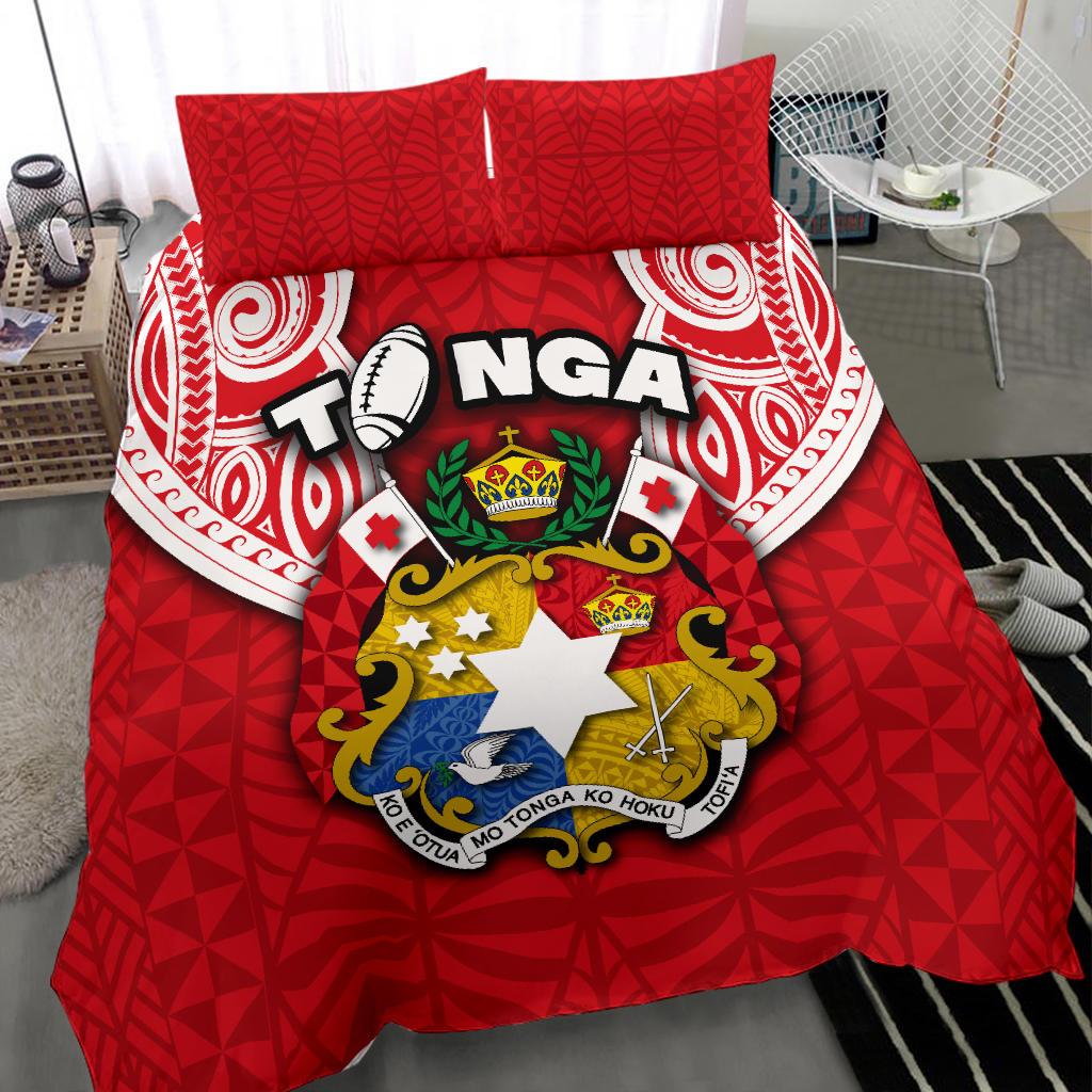 Tonga Rugby Bedding Set Royal Style - Vibe Hoodie Shop