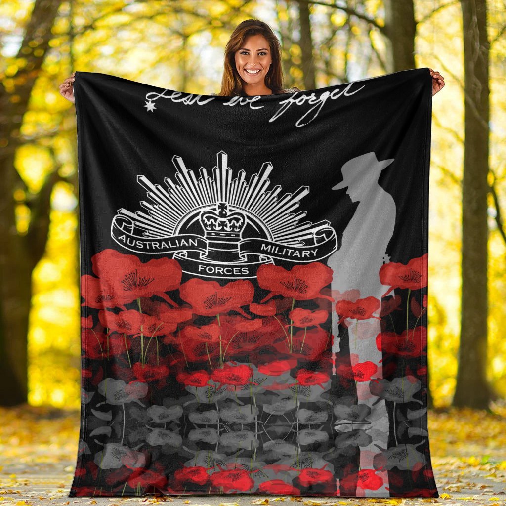 Vibe Hoodie ANZAC Blanket - Australia Lest We Forget Soldier - AUS02 - RLT20 - Vibe Hoodie Shop