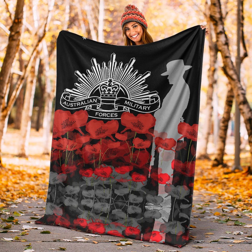 Vibe Hoodie ANZAC Blanket - Australia Lest We Forget Soldier - AUS02 - RLT20 - Vibe Hoodie Shop