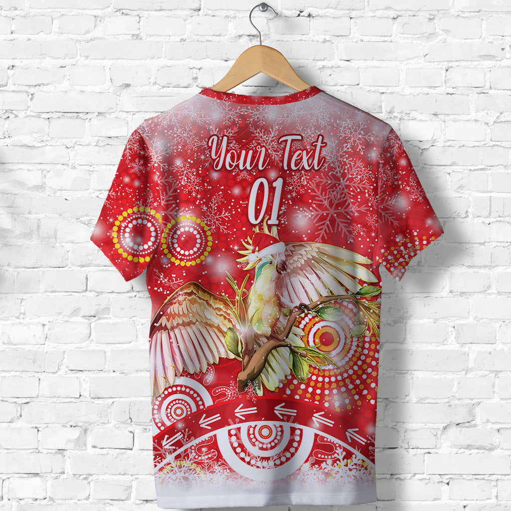 (Custom Personalised) Australia Cockatoo Christmas T shirt Original Style - Red - Vibe Hoodie Shop