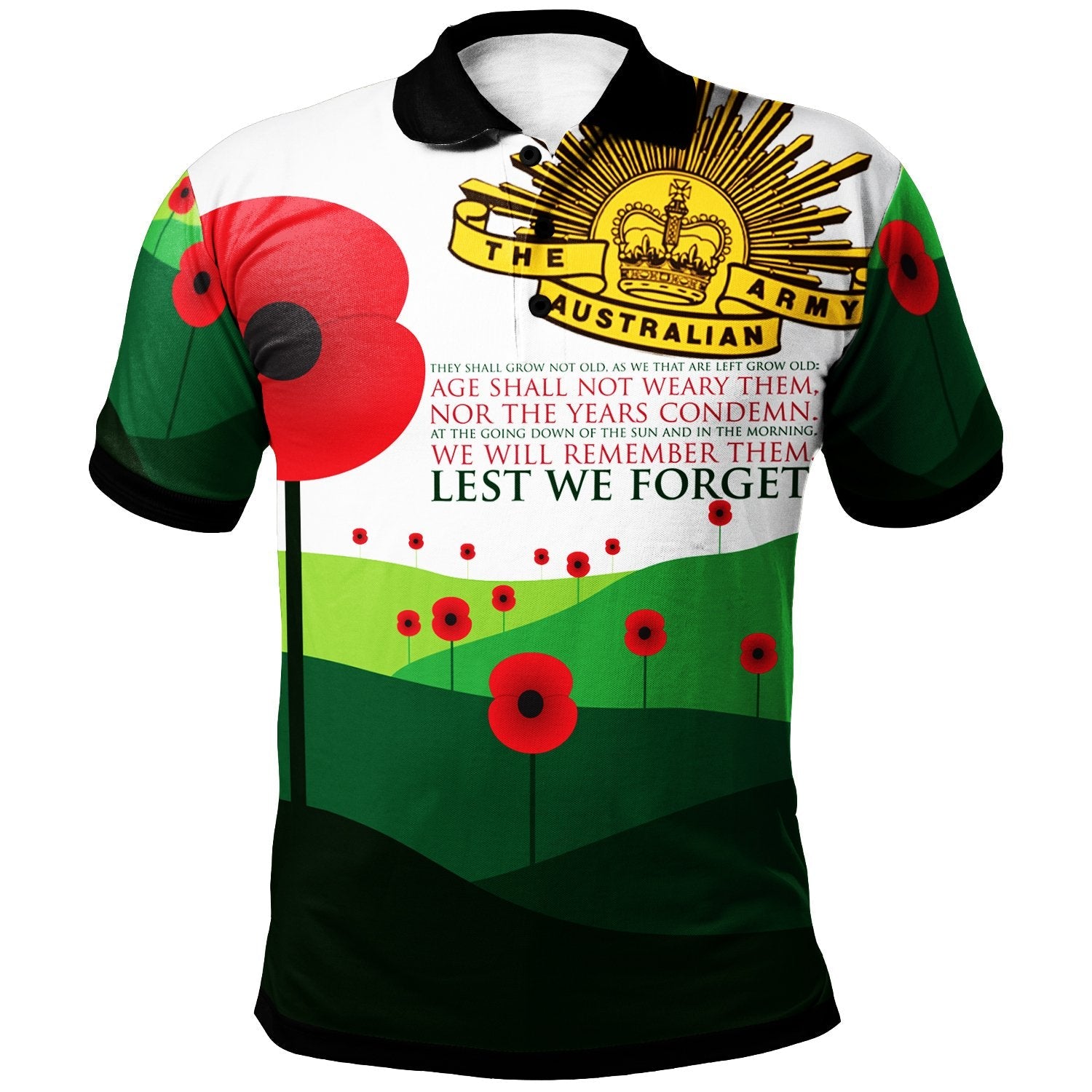 Polo Shirt - We Will Remember Them - Vibe Hoodie Shop