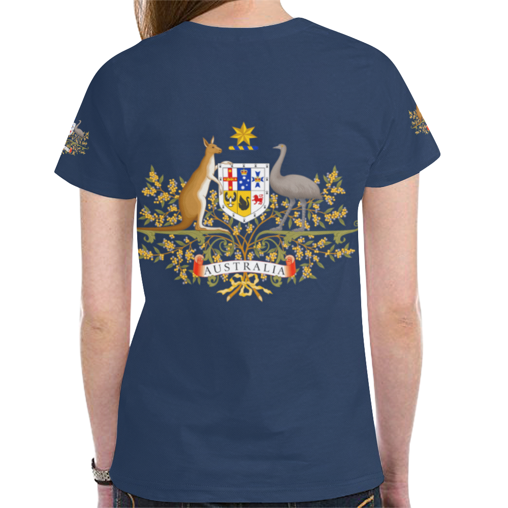 T shirts - Australian Coat Of Arms T shirt - Unisex - Vibe Hoodie Shop