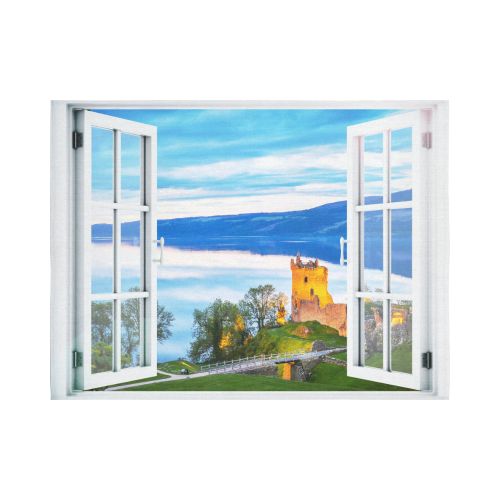 Scotland Tapestry - Urquhart Castle - Vibe Hoodie Shop