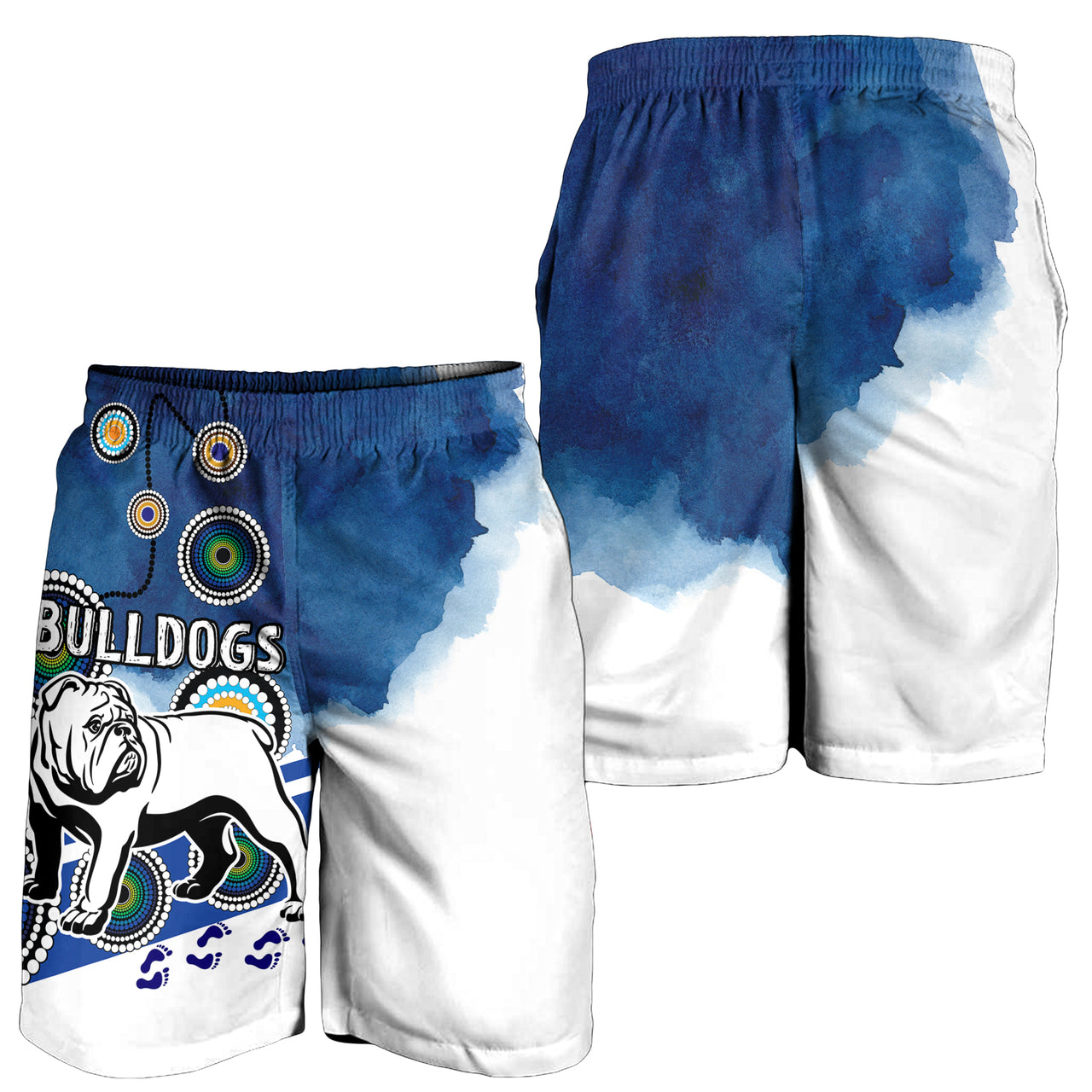 Bulldogs Rugby Men Shorts - Custom Indigenous Bulldogs Men Shorts RLT13 - Vibe Hoodie Shop