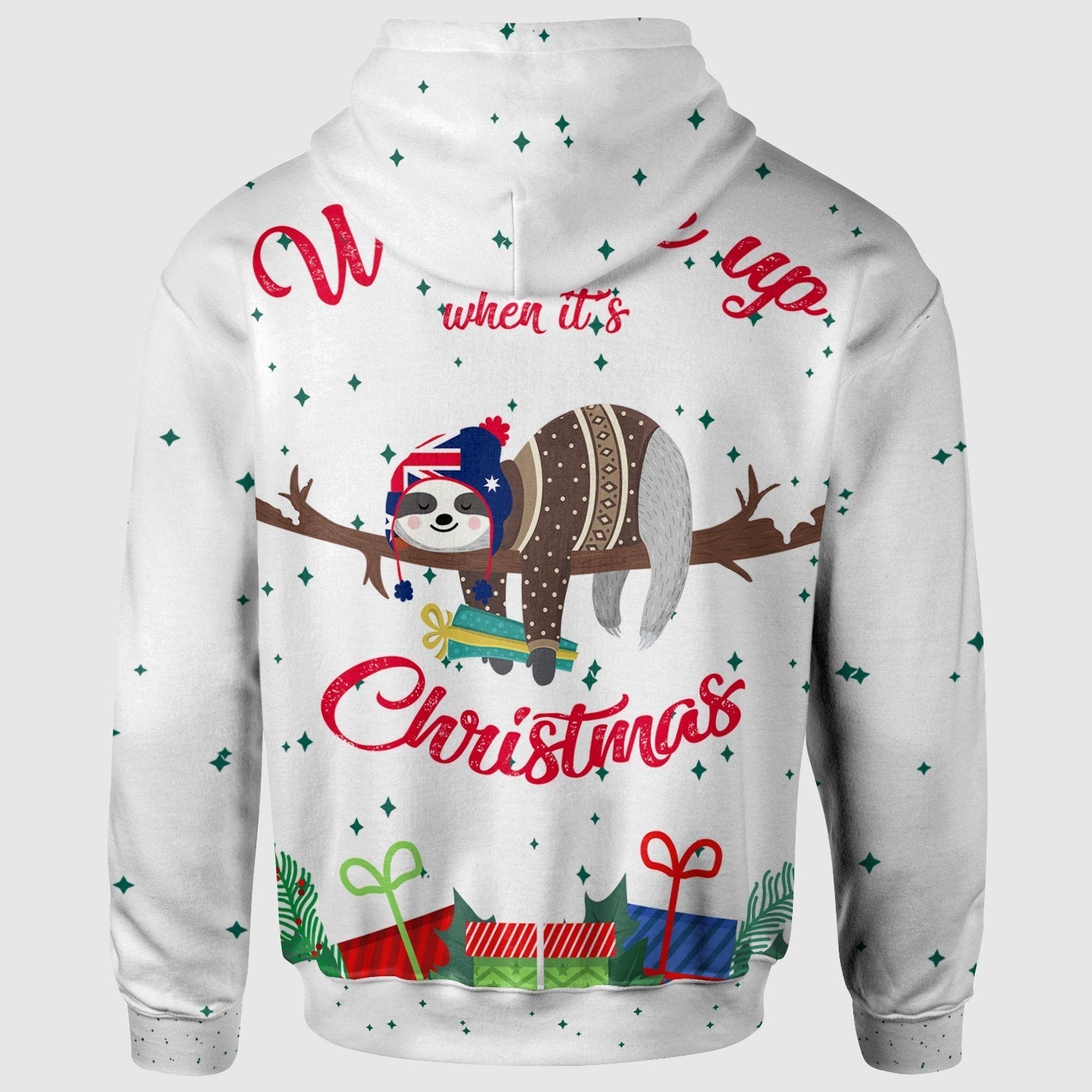 Australia Christmas Hoodie White - Merry Christmas - Vibe Hoodie Shop