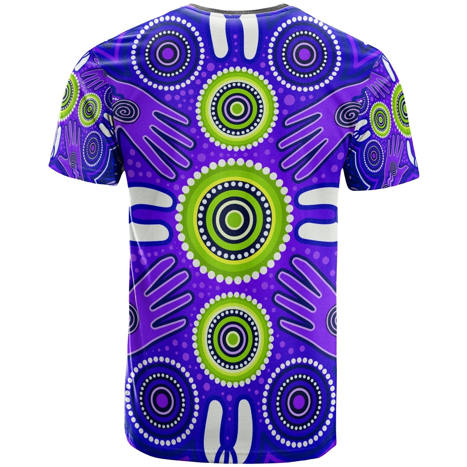 TShirts - Aboriginal Family With Dot Painting art - Vibe Hoodie Shop