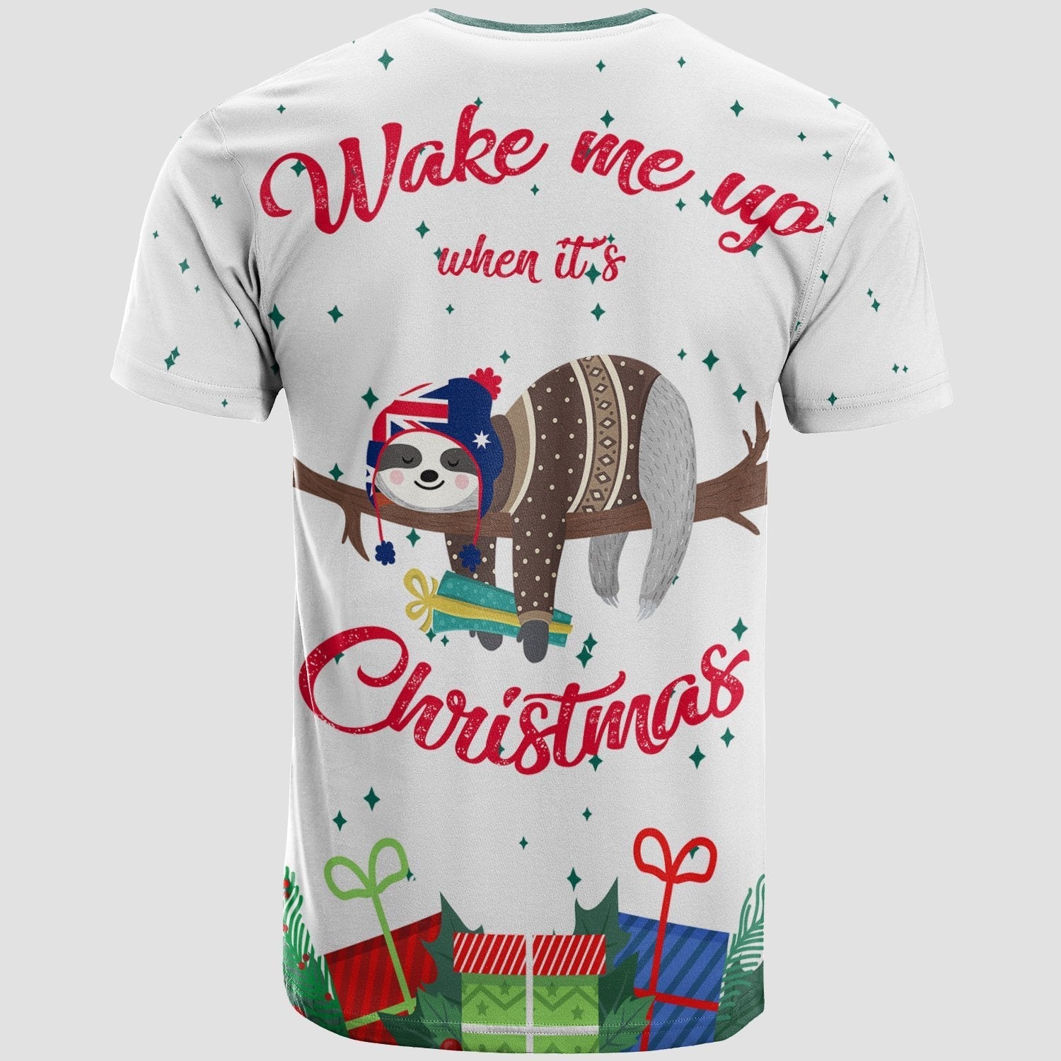 Australia Christmas T shirt White - Merry Christmas - Vibe Hoodie Shop