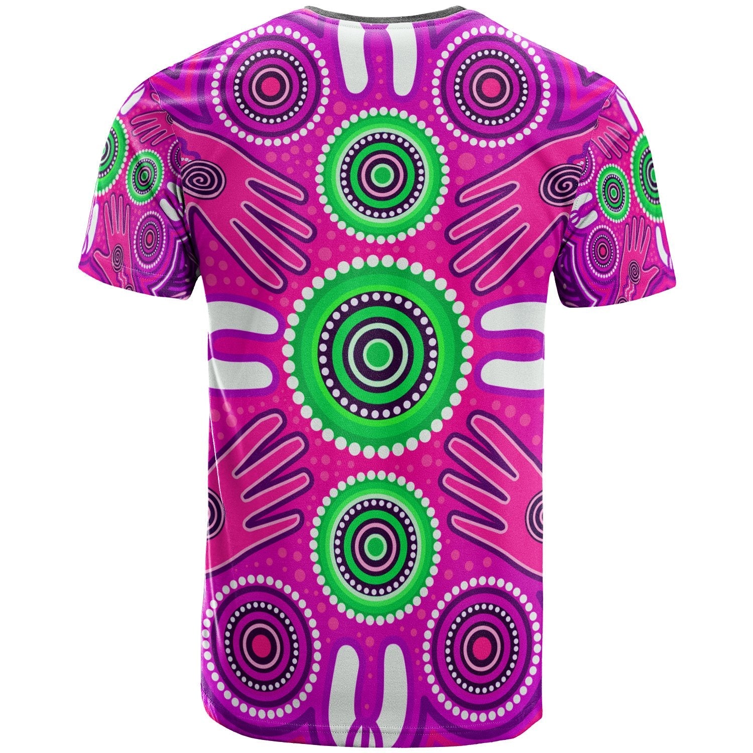 TShirts - Aboriginal Family With Dot Painting art - Vibe Hoodie Shop