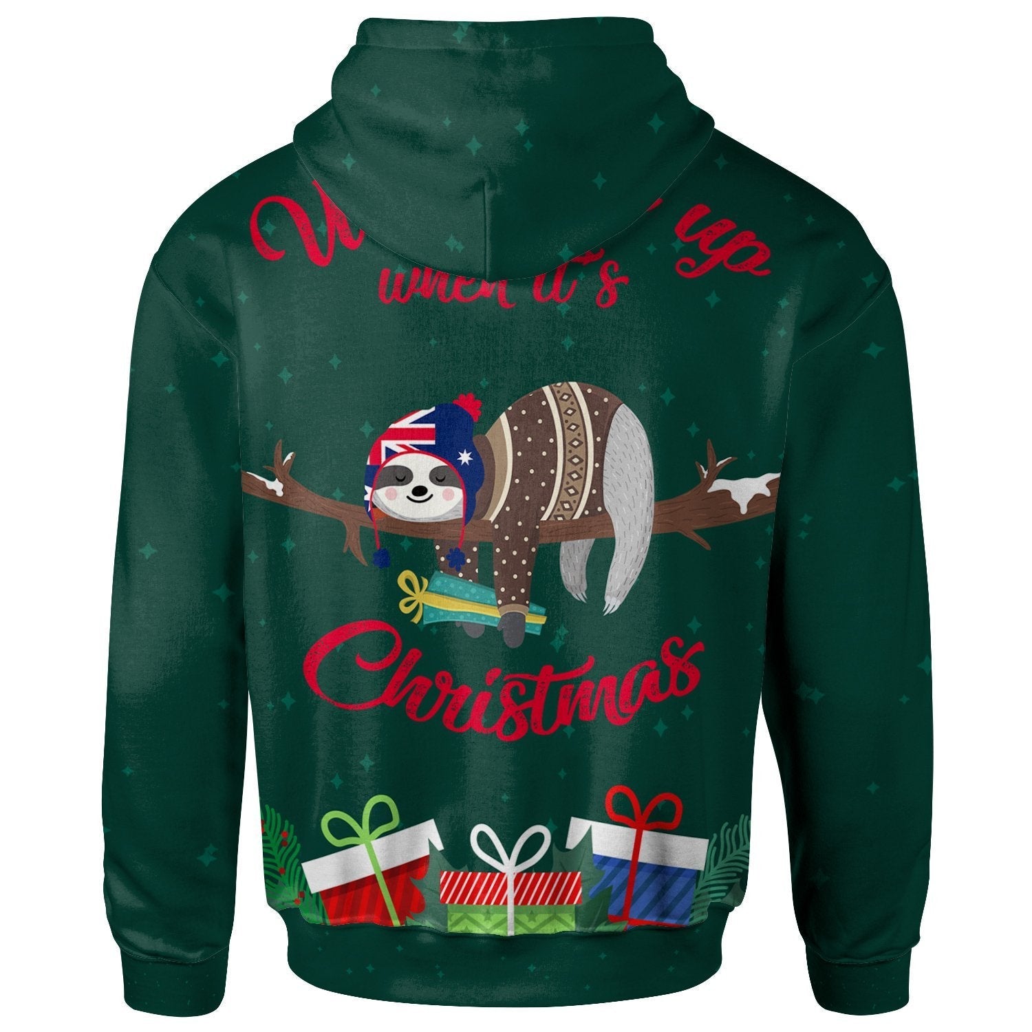 Australia Christmas Hoodie Green - Merry Christmas - Vibe Hoodie Shop