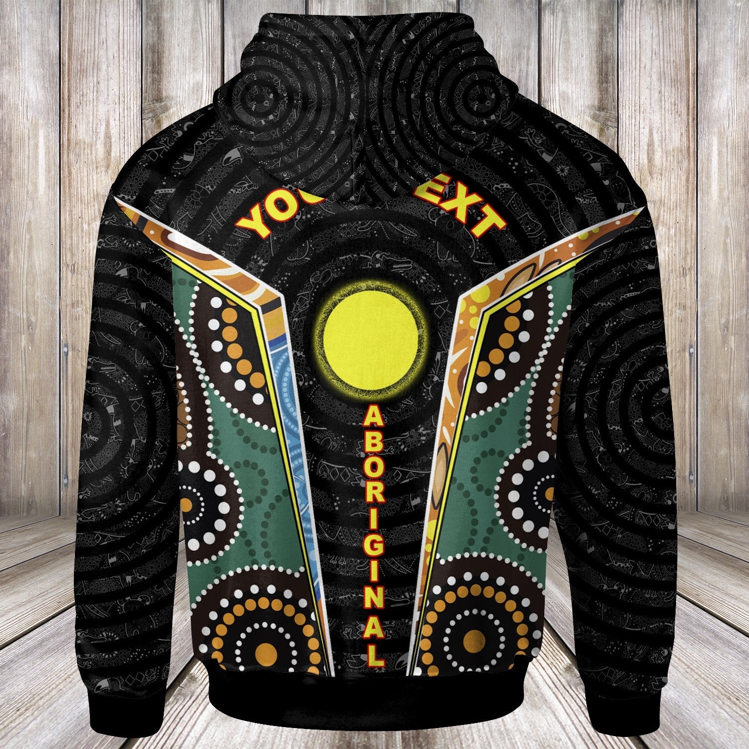 (Custom) Hoodies - Aboriginal Lives Matter Style Tornado - Vibe Hoodie Shop