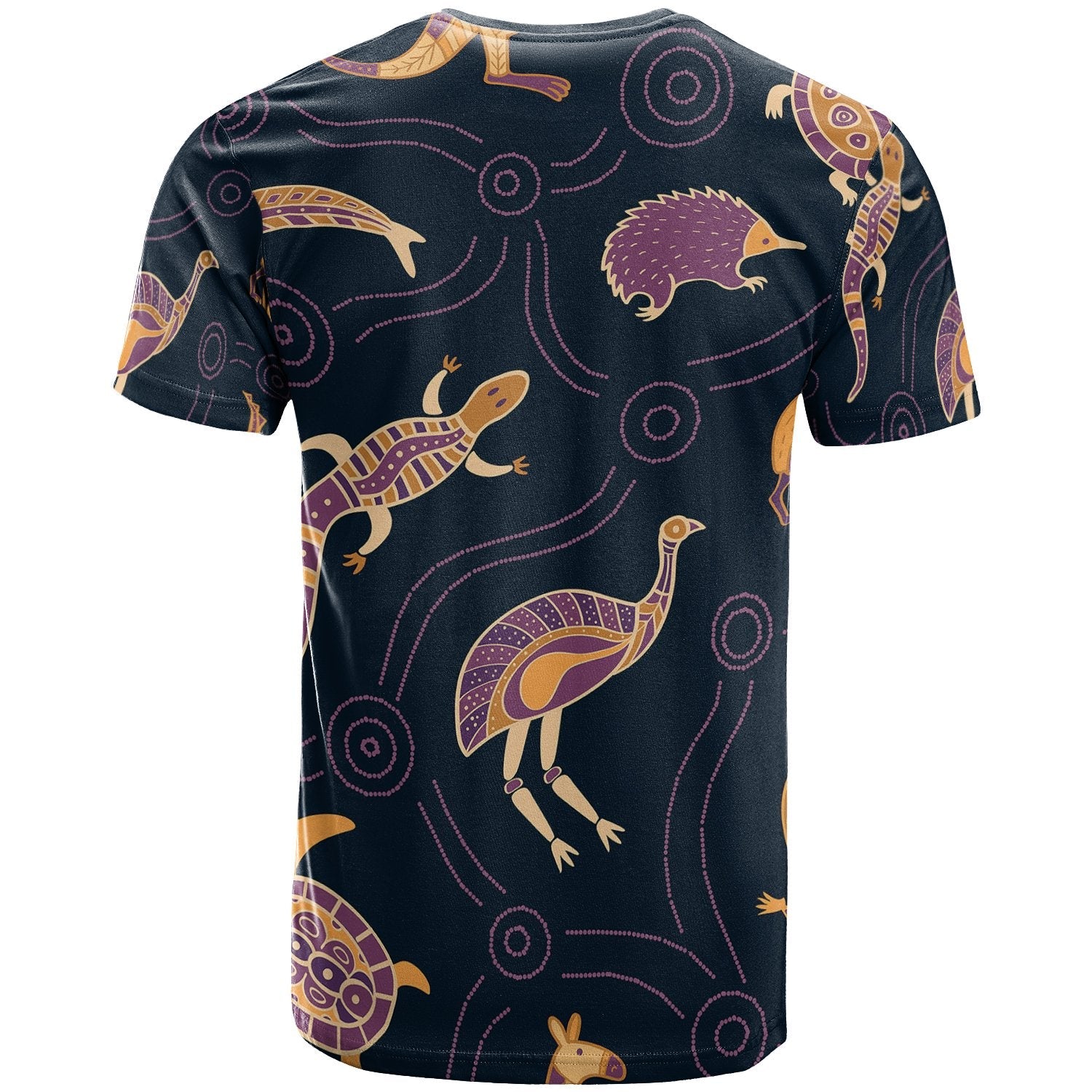 T - Shirt - Indigenous Animals Patterns - Vibe Hoodie Shop