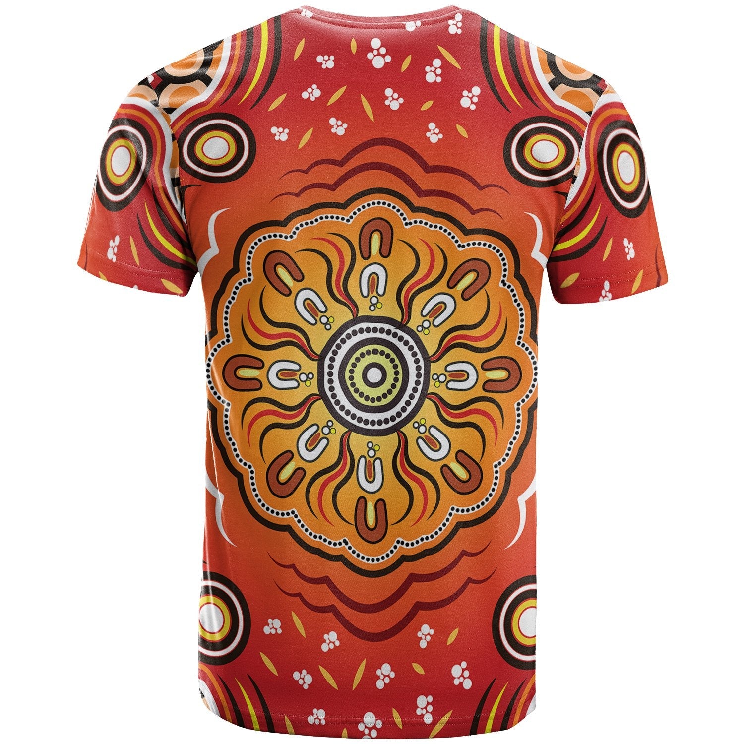 Aboriginal T - Shirt - Indigenous Art Patterns Ver01 - Vibe Hoodie Shop