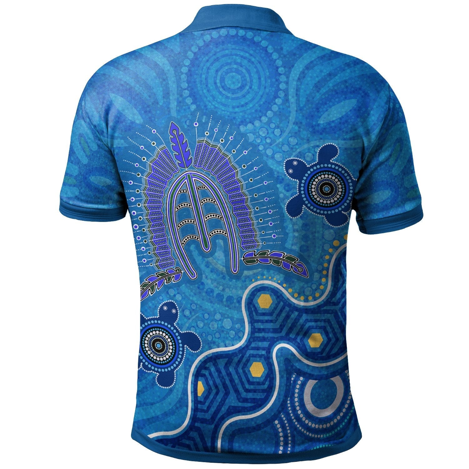 Torres Strait Polo Shirt - Dhari And Turtle - BN25 - Vibe Hoodie Shop