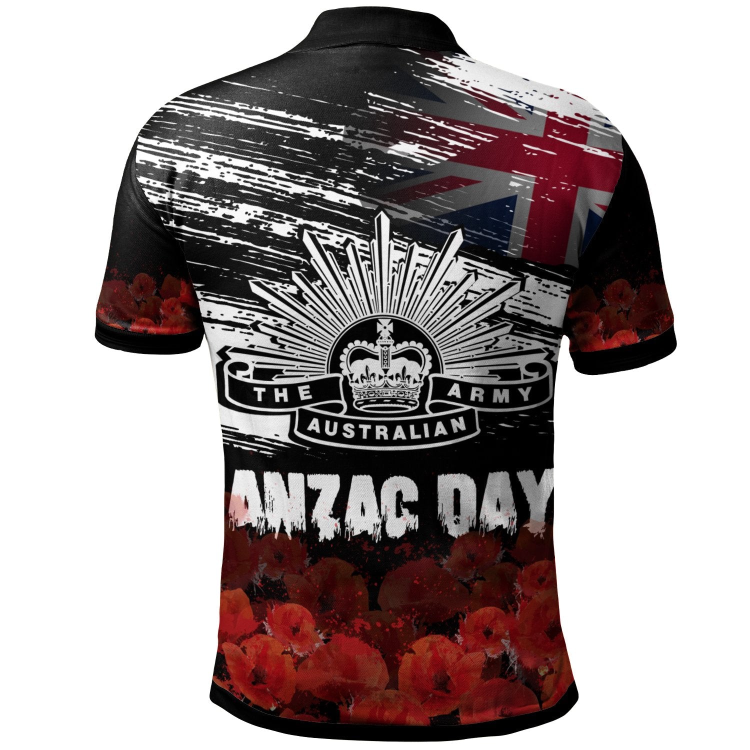 ANZAC Day Polo Shirt - Remembrance ANZAC - Vibe Hoodie Shop