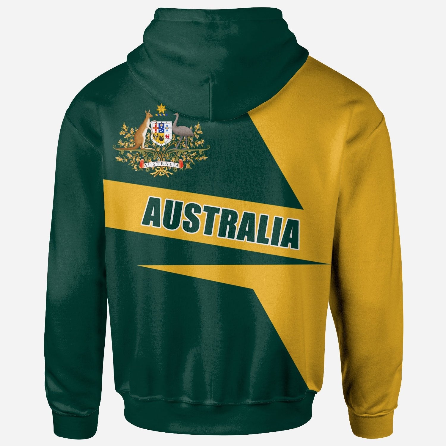 Zip - Up Hoodie - Australian's Pride Ver02 - Vibe Hoodie Shop