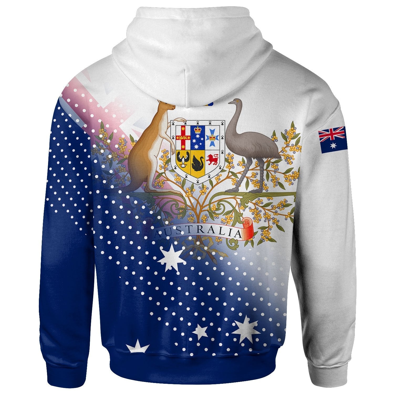 Zip - Up Hoodie - Always Proud Of Australia - Vibe Hoodie Shop