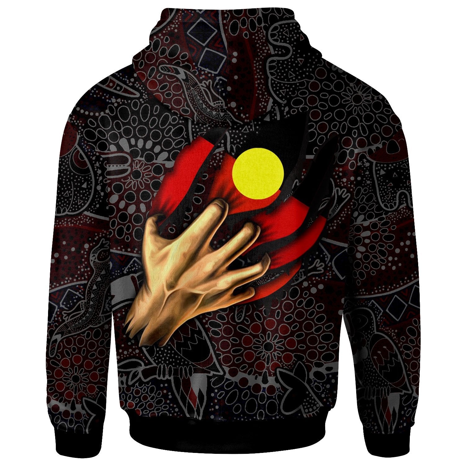 Aboriginal Hoodie - Aboriginal Blood In Me - Vibe Hoodie Shop