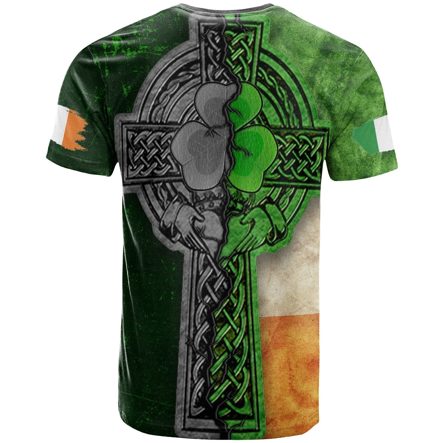 Ireland Celtic T shirt - Irish Claddagh Cross - Vibe Hoodie Shop