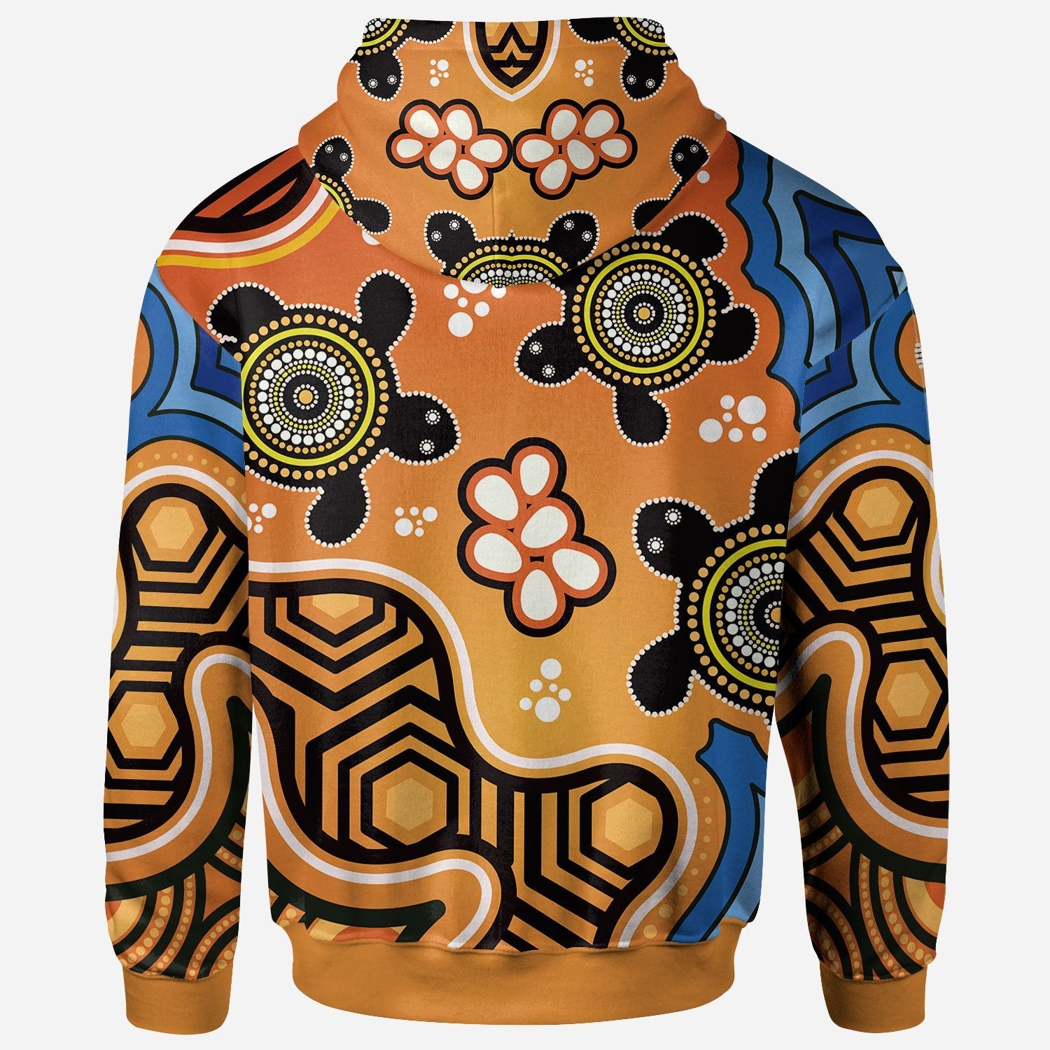 Aboriginal Zip - Up Hoodie - Indigenous Art Patterns Ver04 - Vibe Hoodie Shop